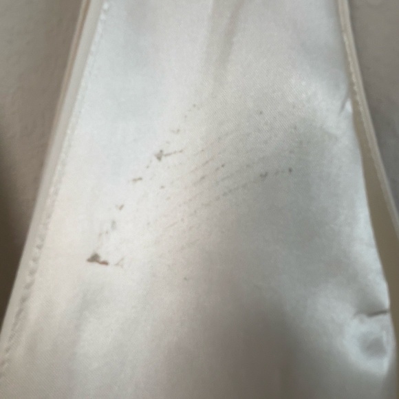 Jill Stuart Halter Wide Leg Jumpsuit White Off-White Elegant Flowy Deep V-Back - Picture 16 of 16